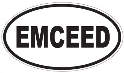 EMCEED - Oval Sticker