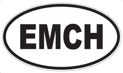 EMCH - Oval Sticker