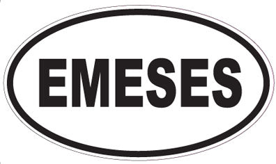 EMESES - Oval Sticker