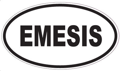 EMESIS - Oval Sticker