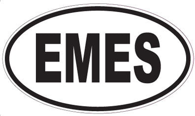 EMES - Oval Sticker