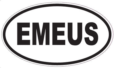 EMEUS - Oval Magnet