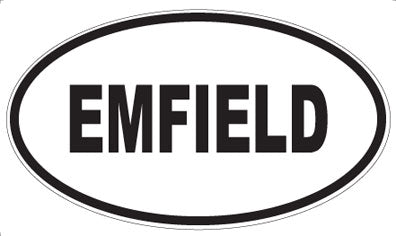 EMFIELD - Oval Sticker