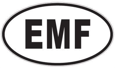 EMF - 3 Letter Initials Oval Magnet