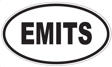 EMITS - Oval Sticker