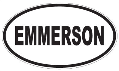EMMERSON - Oval Magnet