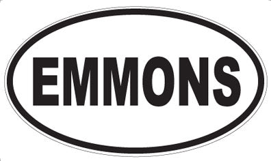EMMONS - Oval Magnet