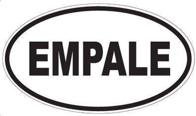 EMPALE - Oval Sticker