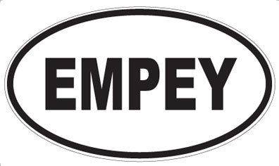 EMPEY - Oval Magnet