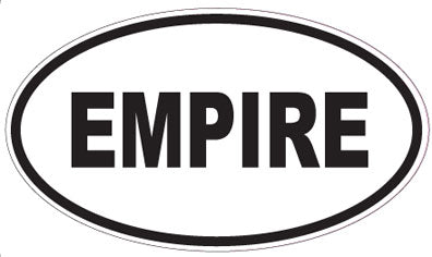 EMPIRE - Oval Sticker