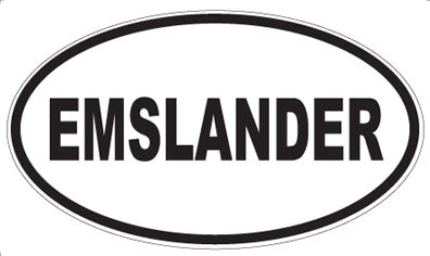 EMSLANDER - Oval Magnet