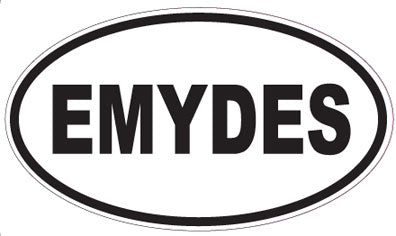 EMYDES - Oval Sticker