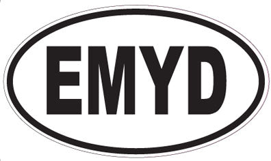 EMYD - Oval Sticker