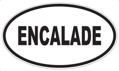 ENCALADE - Oval Magnet