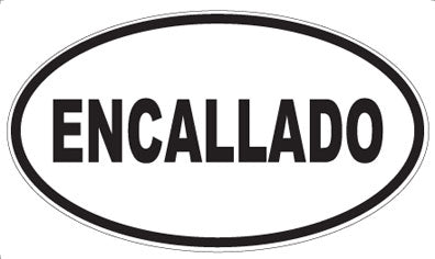 ENCALLADO - Oval Sticker