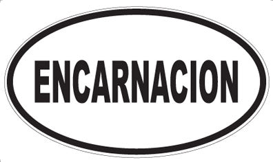ENCARNACION - Oval Sticker