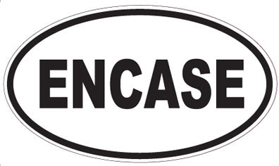 ENCASE - Oval Sticker