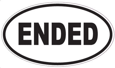ENDED - Oval Magnet