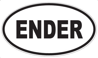 ENDER - Oval Magnet