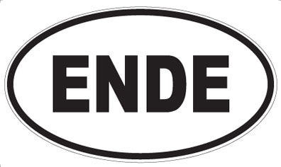 ENDE - Oval Magnet