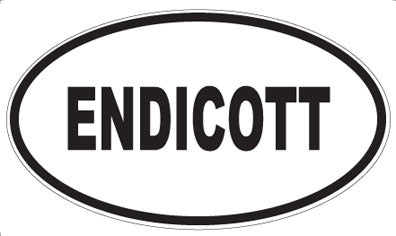 ENDICOTT - Oval Magnet
