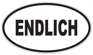ENDLICH - Oval Magnet