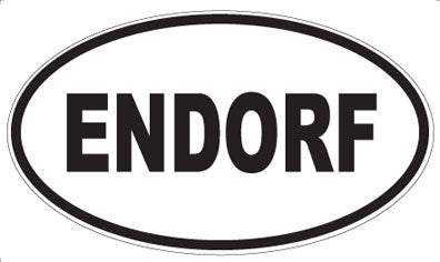 ENDORF - Oval Sticker