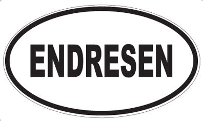 ENDRESEN - Oval Magnet