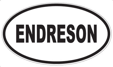ENDRESON - Oval Sticker
