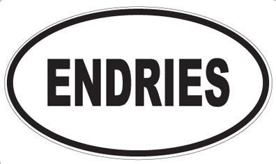 ENDRIES - Oval Magnet