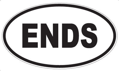 ENDS - Oval Magnet