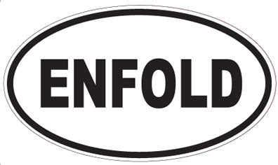 ENFOLD - Oval Sticker