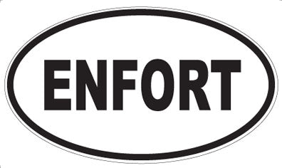 ENFORT - Oval Magnet
