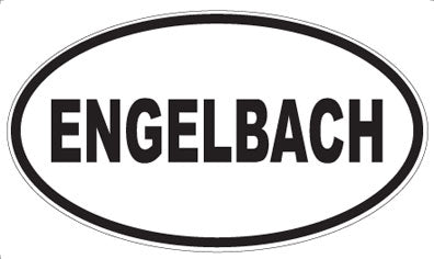 ENGELBACH - Oval Magnet