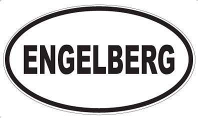 ENGELBERG - Oval Sticker