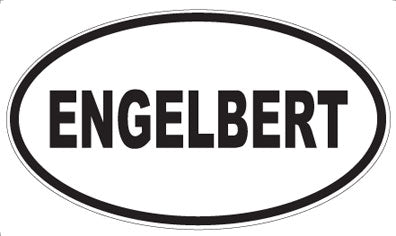 ENGELBERT - Oval Sticker