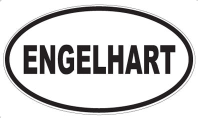 ENGELHART - Oval Sticker