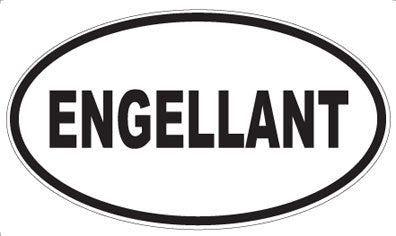 ENGELLANT - Oval Magnet