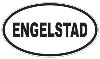 ENGELSTAD - Oval Magnet