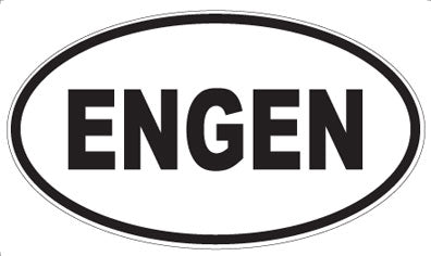 ENGEN - Oval Magnet