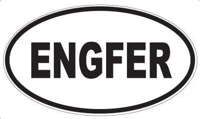 ENGFER - Oval Magnet