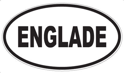 ENGLADE - Oval Sticker