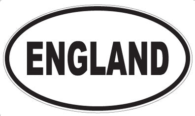 ENGLAND - Oval Sticker