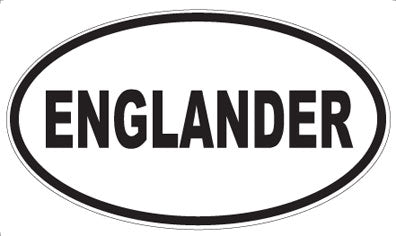 ENGLANDER - Oval Sticker