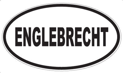 ENGLEBRECHT - Oval Magnet