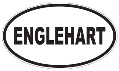 ENGLEHART - Oval Sticker