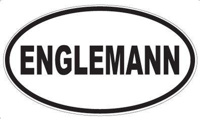 ENGLEMANN - Oval Sticker