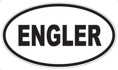 ENGLER - Oval Sticker