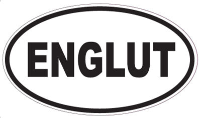 ENGLUT - Oval Sticker