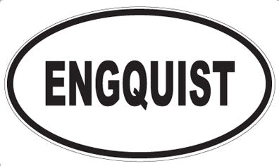 ENGQUIST - Oval Magnet